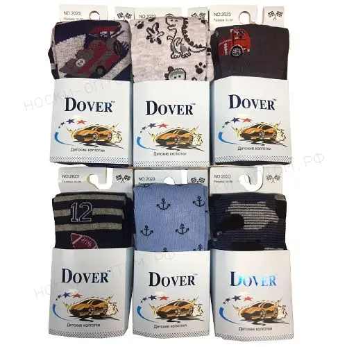 DOVER, Колготы для мальчиков, хлопок, с разными рисунками