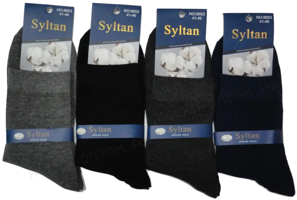 SYLTAN, Носки мужские классические хлопок ассорти