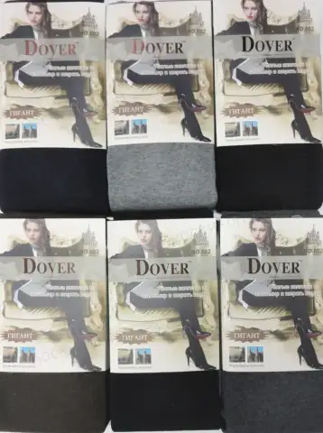 Dover, Женские теплые колготки из кашемира и шерсти ламы. ГИГАНТ