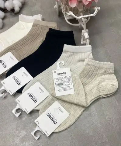 DMDBS, Носки женские, короткие, сетка выбитый рисунок, арт. в601