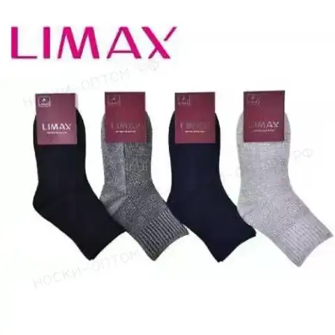 LIMAX, Носки женские, хлопок, однотонные