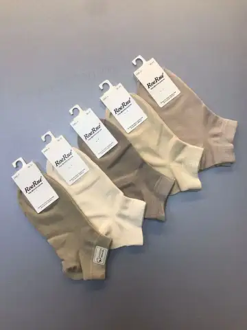 RoeRue Носки женские, короткие, хлопок, цветные