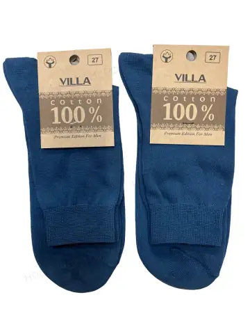 VILLA Россия, Носки мужские хлопок 100%, джинс