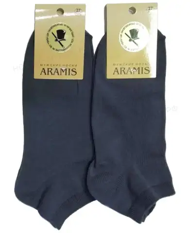 Aramis, Носки мужские короткие темно-серые
